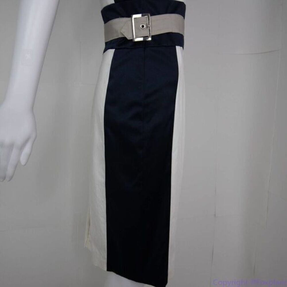 Joseph Ribkoff‎ black white sheath dress capped sleeves dress, 8 - Picture 16 of 16